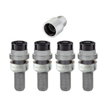 Load image into Gallery viewer, McGard Wheel Lock Bolt Set - Radius Seat, M14 x 1.5, 17mm Hex, Black Finish