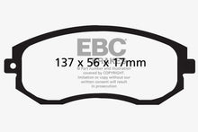 Load image into Gallery viewer, EBC Greenstuff 12+ Series Front Brake Pads for Scion FR-S and Subaru BRZ