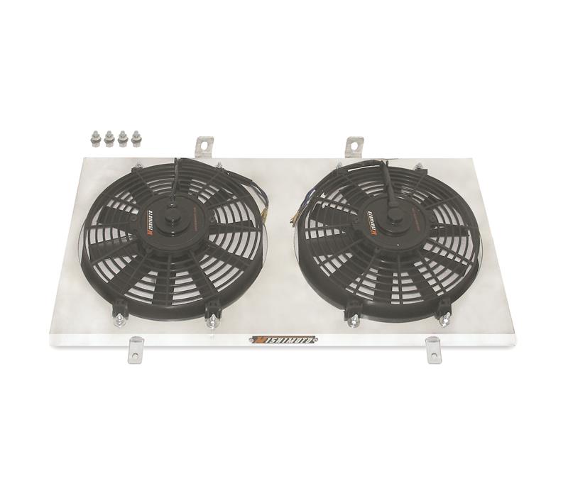 Mishimoto Nissan 240SX S13 Aluminum Fan Shroud Kit with Dual 10-Inch Electric Fans