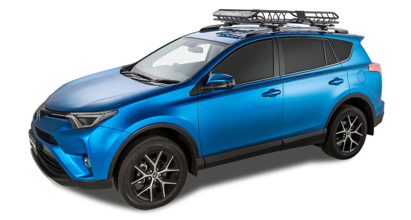 Rhino-Rack XTray Large Roof Mount Vehicle Basket with Wind Deflector - Model RHRRMCB02