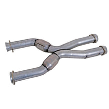 Load image into Gallery viewer, BBK 79-04 Mustang Coyote Swap Short Mid X Pipe with Catalytic Converters for BBK Long Tube Headers