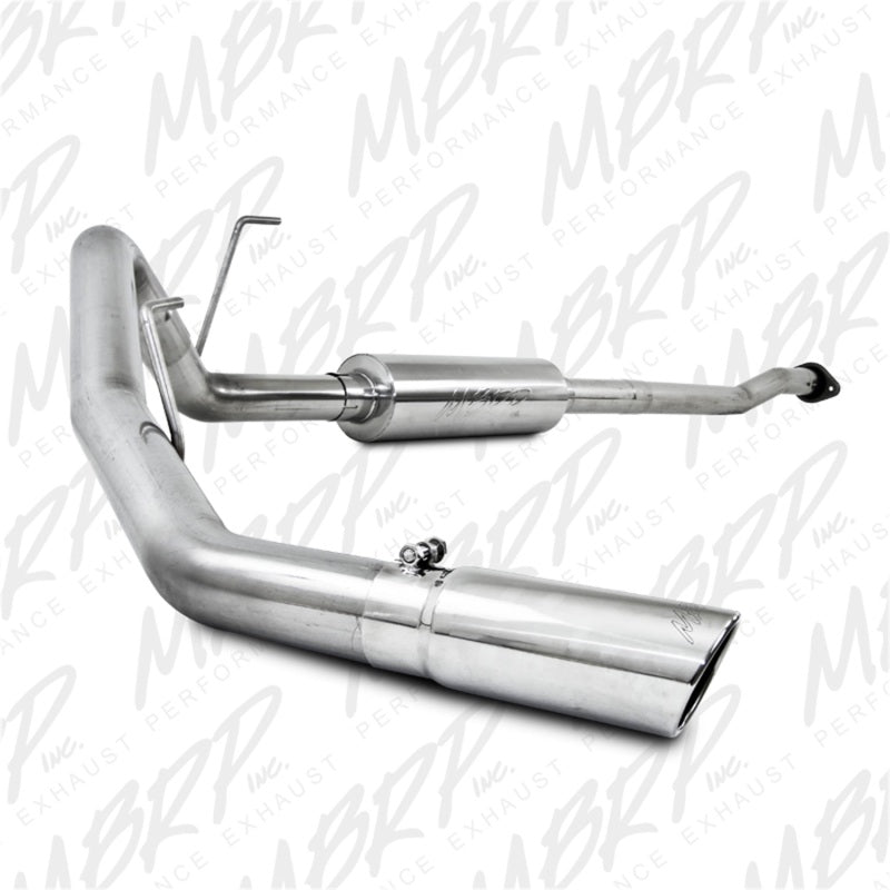 MBRP Armor Plus Series Cat Back Exhaust System for 2009-2010 Ford F-150 – Single Side Exit with 4-inch Tip