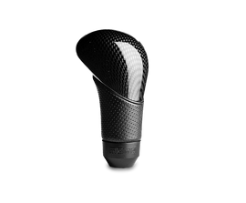 MOMO Shadow Shift Knob - Black AirLeather with Carbon Effect Insert