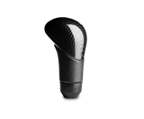 MOMO Shadow Shift Knob - Black AirLeather with Carbon Effect Insert