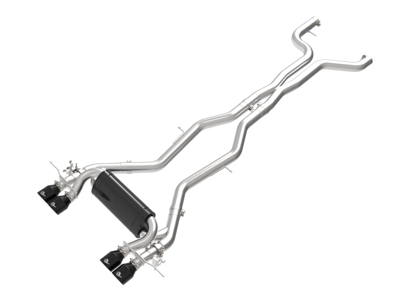 aFe MACH Force-Xp Cat-Back Exhaust System with Black Tips for BMW M2 (G87) 2023-2025 3.0L L6