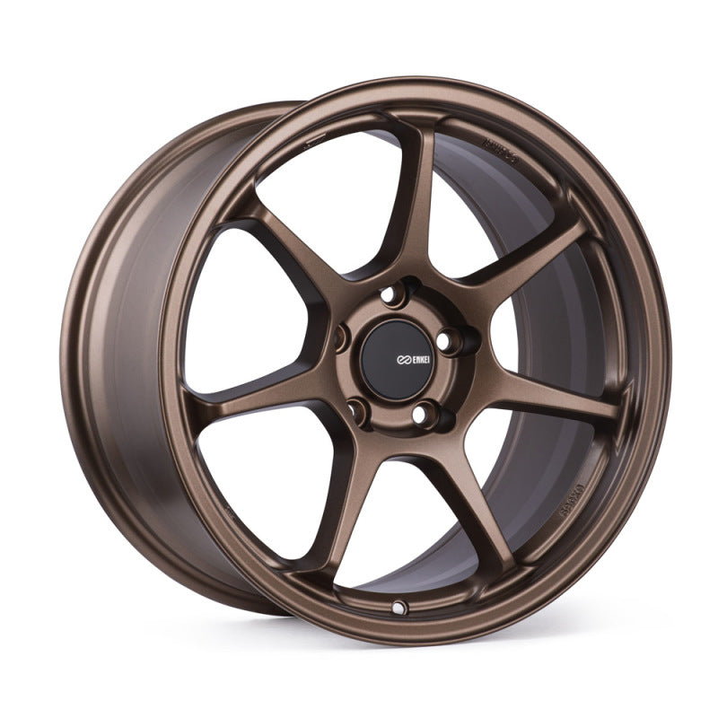 Enkei TS-7 18x8.5 Matte Bronze Wheel, 5x114.3 Bolt Pattern, 38mm Offset, Part Number enk535-885-6538ZP