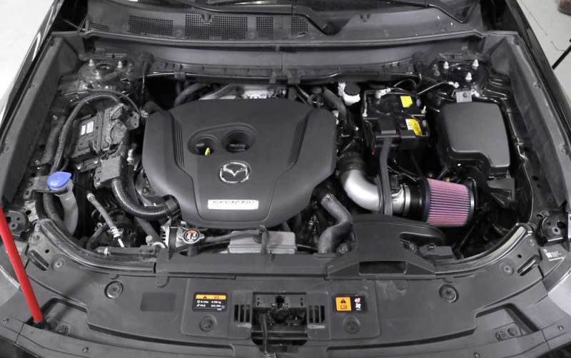 K&N Engineering Cold Air Intake System for 2018-2019 Mazda CX-9 and Mazda 6 2.5L Turbo - Part No. KNN69-6034TS