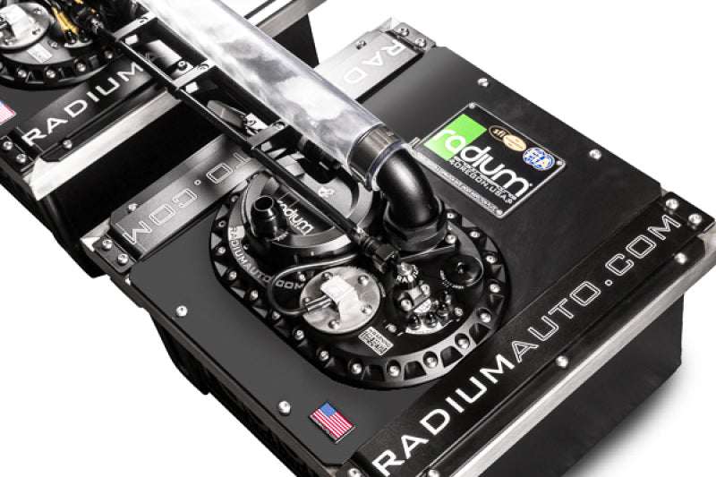 Radium Engineering Saddle Tank Fuel Cell Conversion Kit for Dual Fuel Cell Setup - Part No. rad20-0664