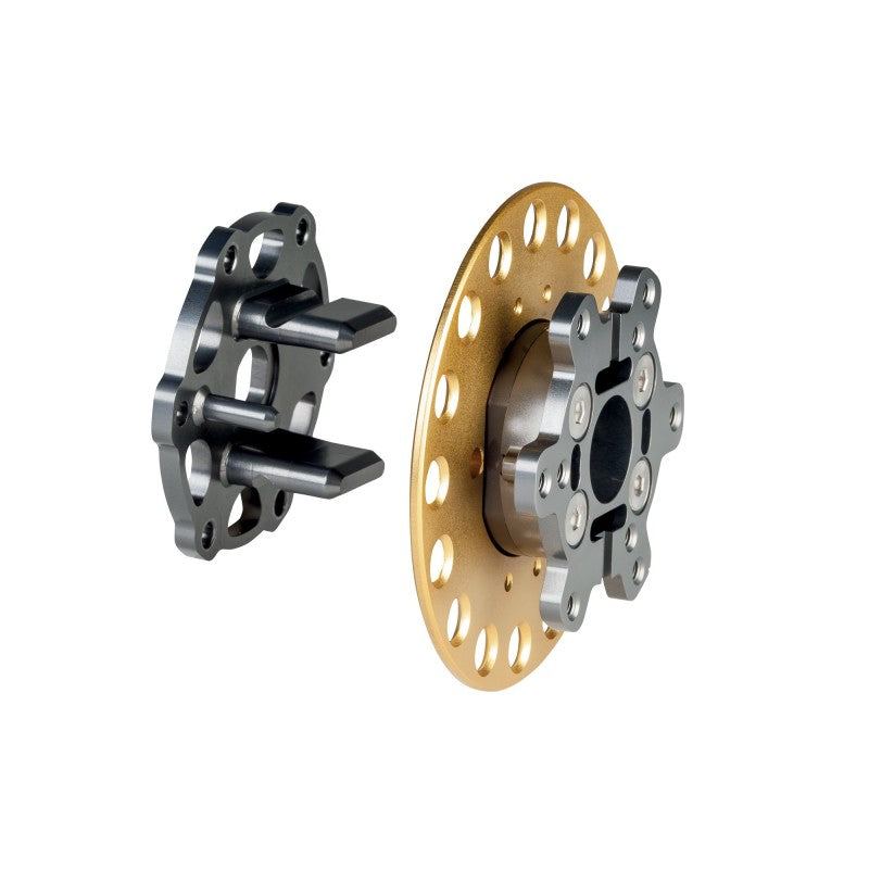 OMP Quick Release Steering Wheel Hub with 11 Pole Connector - Bolted Design for Automotive Use
