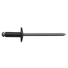 Load image into Gallery viewer, Black Aluminum Steel Pop Rivet 1/8&quot; Diameter 1/8&quot; - 3/16&quot; G/R