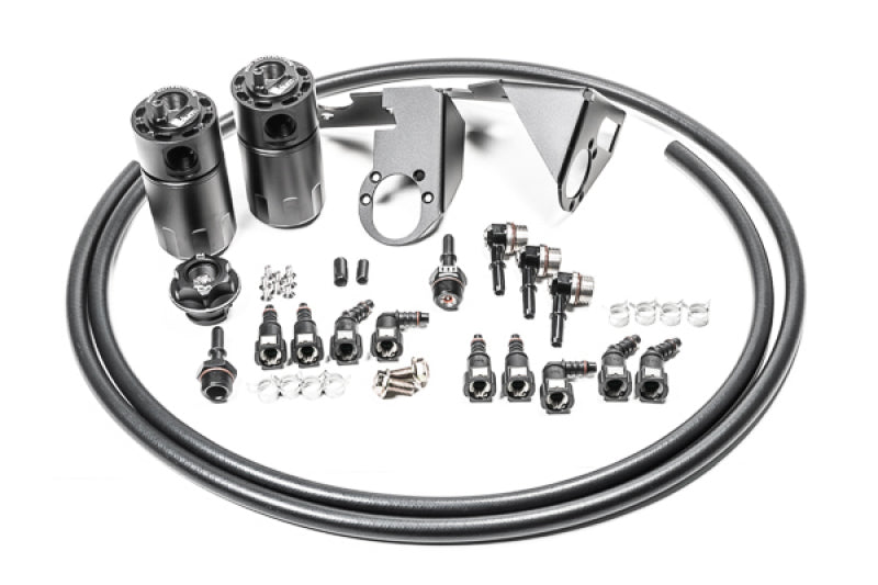 Radium Engineering Dual Catch Can Kit for 2005-2013 Chevrolet Corvette – Oil and Contaminant Interception System