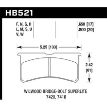 Load image into Gallery viewer, Hawk Performance - ER-1 Motorsport Brake Pads for Wilwood / AP Racing / Outlaw Vehicles