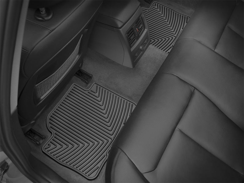 WeatherTech All-Weather Rear Rubber Floor Mats for BMW 3-Series (F30) - Black