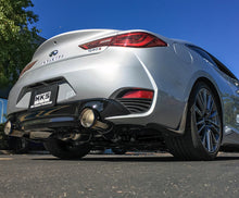 Load image into Gallery viewer, HKS Dual Hi-Power Titanium Tip Catback Exhaust for 2017 Infiniti Q60 RWD * Part Number hks31014-KN001