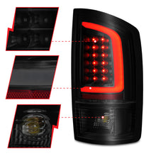 Load image into Gallery viewer, ANZO LED Tail Light Assembly for Dodge Ram 1500 2002-2006 with Light Bar, Smoke Lens &amp; Black Housing
