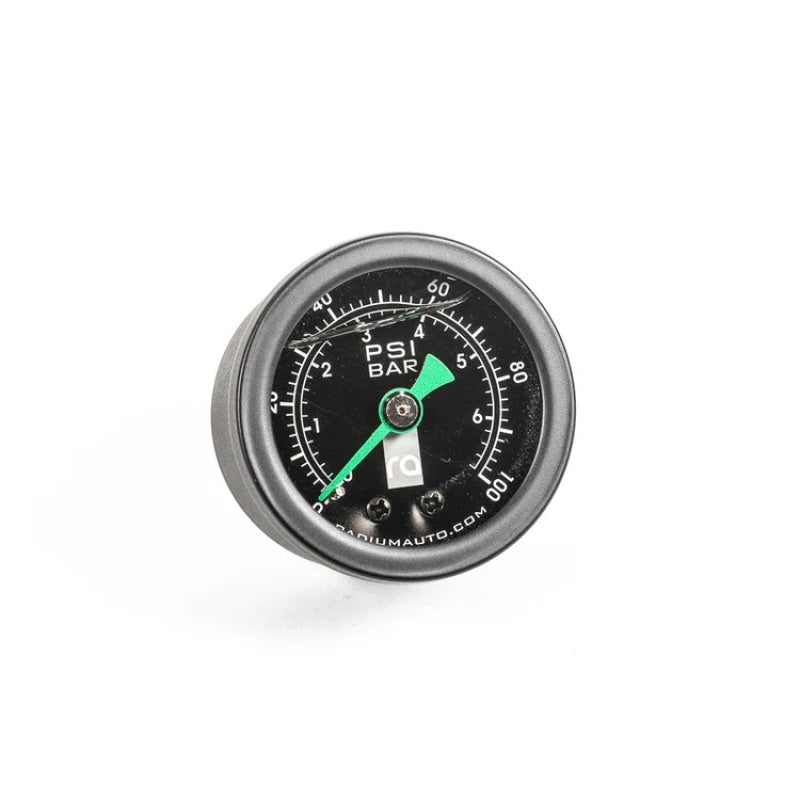 Radium Engineering 0-100 PSI Fuel Pressure Gauge with 8AN Adapter