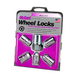 McGard Chrome Cone Seat Wheel Lock Nut Set - 5 Pack for Ford Bronco II with 1/2-20 Thread