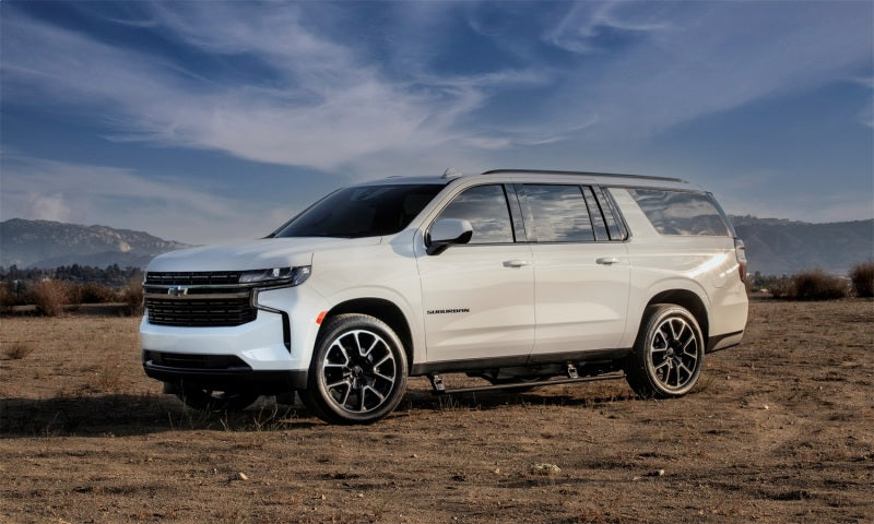 AMP Research PowerStep Automatic Running Boards for Chevy Suburban, Tahoe & Cadillac Escalade (Part Number: AMP76327-01A)