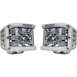 Rigid Industries D-SS PRO Dually-Side Shooter LED Pod Light Set * White Housing, Pair