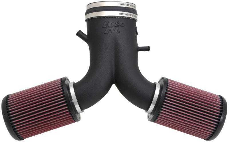 K&N Engineering 03-06 Dodge Viper Short Ram Intake System - High-Flow Cold Air Intake with Washable Filter