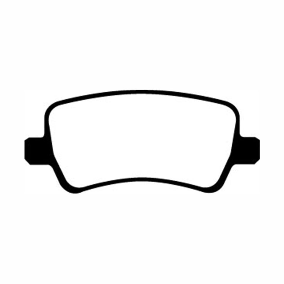 EBC Yellowstuff Rear Brake Pads for Land Rover LR2 2.0 Turbo * High-Performance Street and Track Use