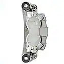 CQ Premium Disc Brake Caliper with Bracket Silver Cast Iron Replacement - 18-B4791