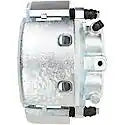 CQ Premium Disc Brake Caliper with Bracket Silver Cast Iron Replacement - 18-B4797