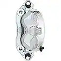 CQ Premium Disc Brake Caliper with Bracket Silver Cast Iron Replacement - 18-B4797
