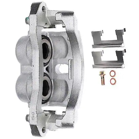 CQ Premium Disc Brake Caliper with Bracket Silver Cast Iron - 18-B4814