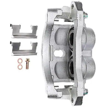 CQ Premium Disc Brake Caliper with Bracket Silver Cast Iron - 18-B4815