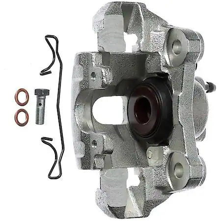CQ Premium Disc Brake Caliper with Bracket Silver Cast Iron - 18-B4818