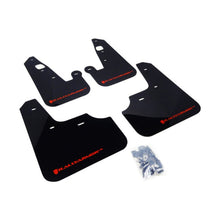 Load image into Gallery viewer, Rally Armor 07-17 Mitsubishi Lancer Black UR Mud Flap with Red Logo