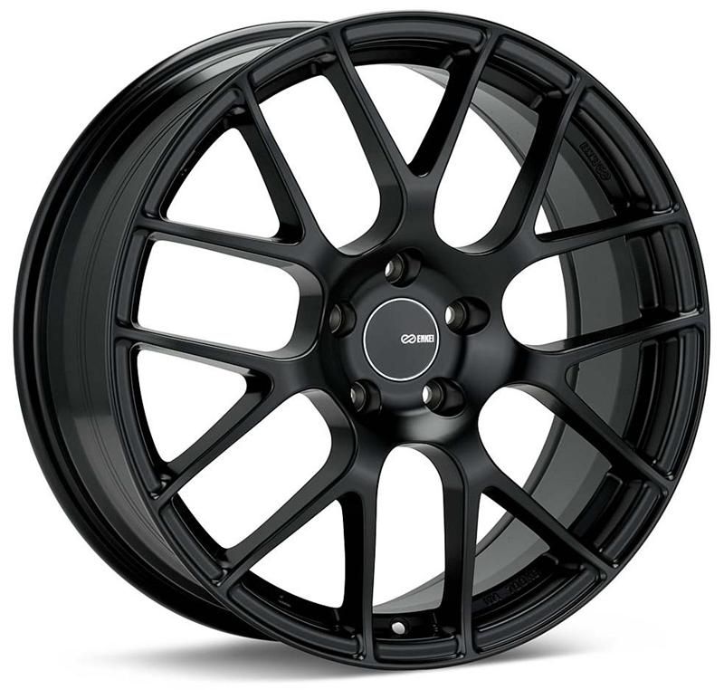 Enkei Raijin 19x8 Inch Alloy Wheel with 32mm Offset and 5x120 Bolt Pattern in Black