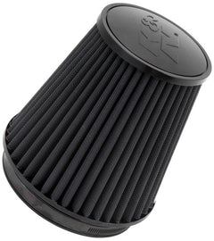 K&N Engineering RU-3101HBK Black Universal Rubber Air Filter * 6-inch Tapered Round Flange