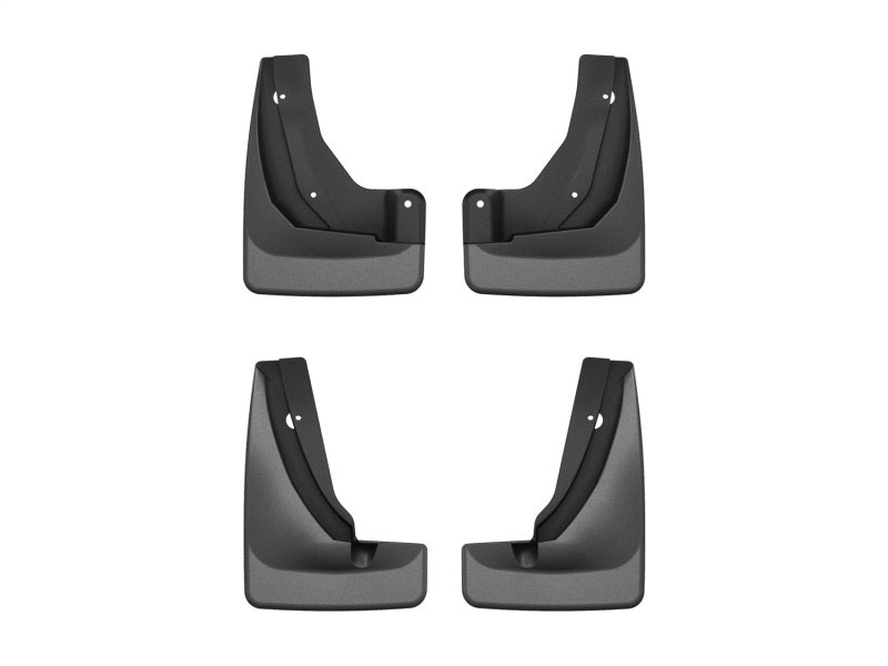 WeatherTech DigitalFit No-Drill Front and Rear MudFlap Kit for 2024-2025 Hyundai Santa Fe, Black – Part WET110191-120191