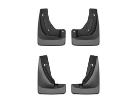WeatherTech DigitalFit No-Drill Front and Rear MudFlap Kit for 2024-2025 Hyundai Santa Fe, Black – Part WET110191-120191