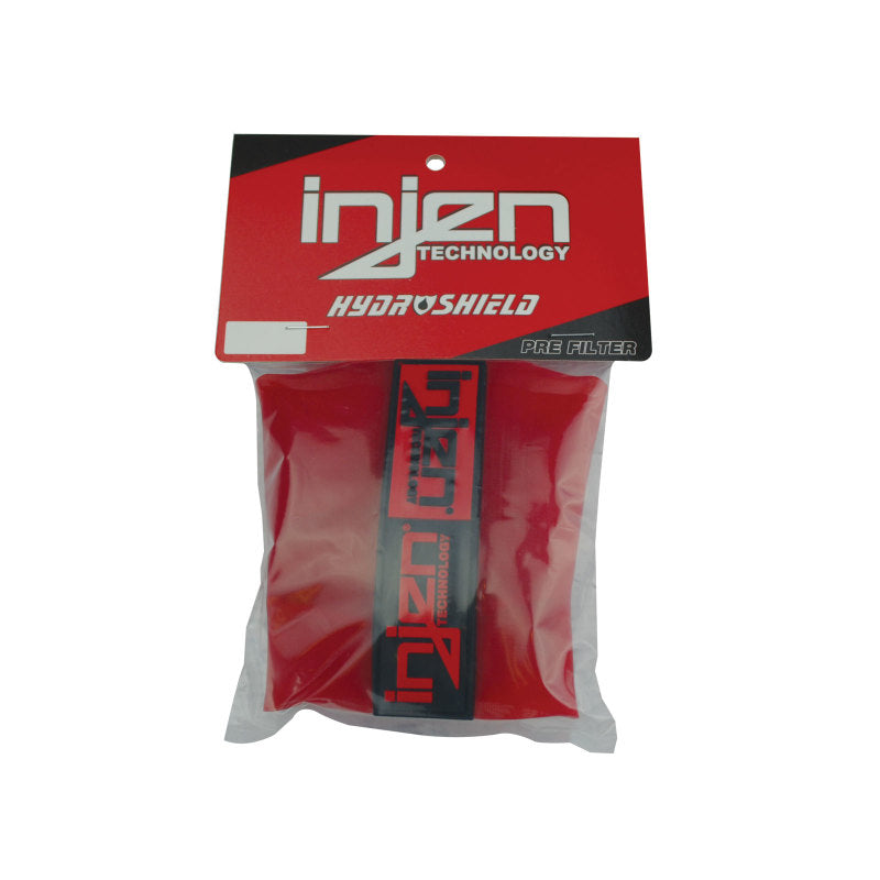 Injen Red Hydroshield for 6-inch Base Air Filters – Protects Injen X-1012, X-1013, X-1014, and X-1056