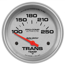 Load image into Gallery viewer, AutoMeter Ultra-Lite 2-5/8 Inch Electric Transmission Temperature Gauge – 100 to 250 Degrees