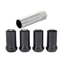 Load image into Gallery viewer, McGard Black Tuner Style Cone Seat Wheel Lock Set M14 x 1.5 Thread - 4 Pack