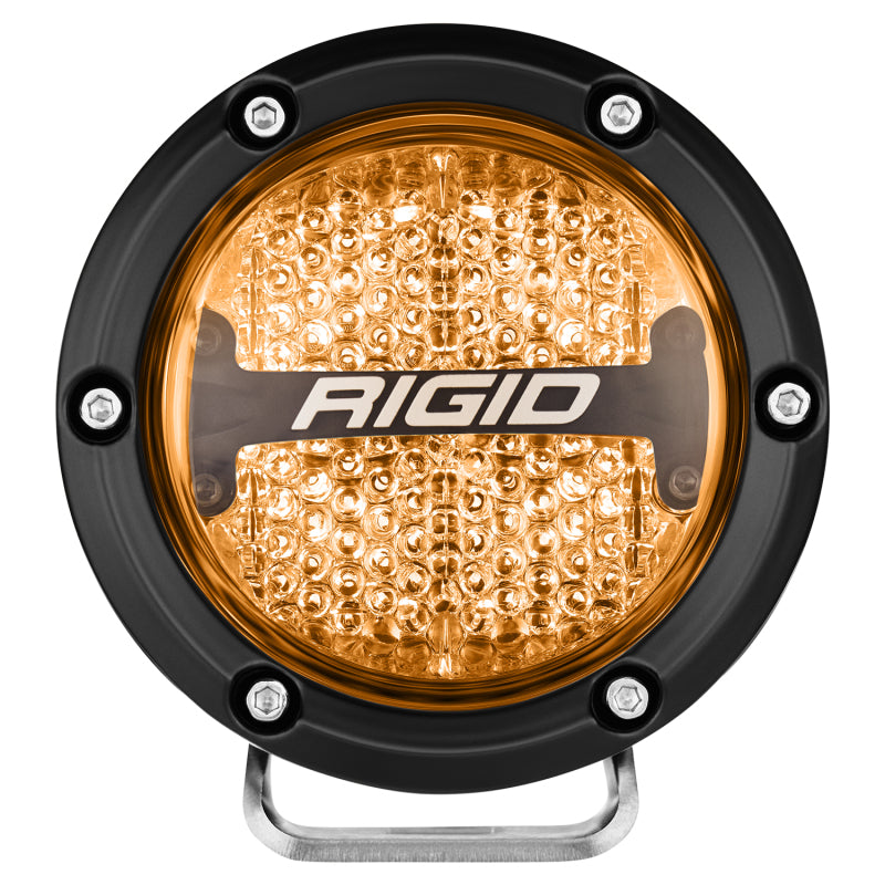 Rigid Industries 360-Series 4-Inch LED Off-Road Diffused Beam Lights with RGBW Backlight - Part #rig36400
