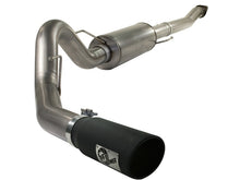Load image into Gallery viewer, aFe MACH Force XP 4-Inch Stainless Steel Cat-Back Exhaust System with Black Tip for Ford F-150 2011-2014 V6-3.5L