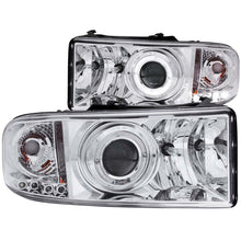 Load image into Gallery viewer, ANZO 1994-2001 Dodge Ram Projector Headlights with Halo, Chrome Housing, Pair