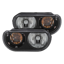 Load image into Gallery viewer, ANZO 2008-2014 Dodge Challenger Crystal Headlights with Black Housing and Clear Lenses