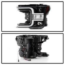 Load image into Gallery viewer, Spyder 18-19 Ford F-150 Projector Headlights - Halogen Model Only - Black (Part No. PRO-YD-FF15018-LB-BK)