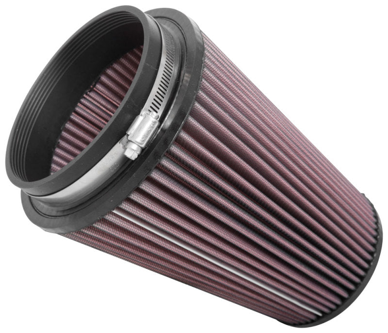 K&N Universal Clamp-On Air Filter 5 inch Flange / 6-1/2 inch Body Diameter for Automotive Applications