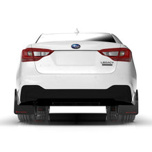 Load image into Gallery viewer, Rally Armor 20-25 Subaru Legacy Black UR Mud Flap with White Logo – Durable Polyurethane Protection