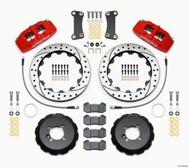 Wilwood Dynapro 6 Front Hat Kit with 12.88-inch Drilled Rotors for 2002-2010 Mini Cooper