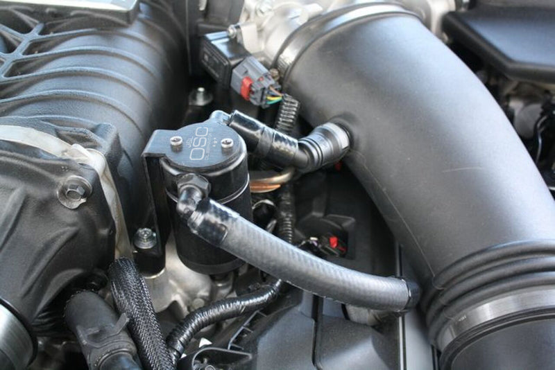 J&L 3.0 Driver-Side Oil Separator JLT3020D-B for 2011–2017 Ford Mustang GT