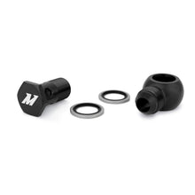 Load image into Gallery viewer, Mishimoto M20 x -10AN Black Banjo Fitting with Bolt for Automotive Applications