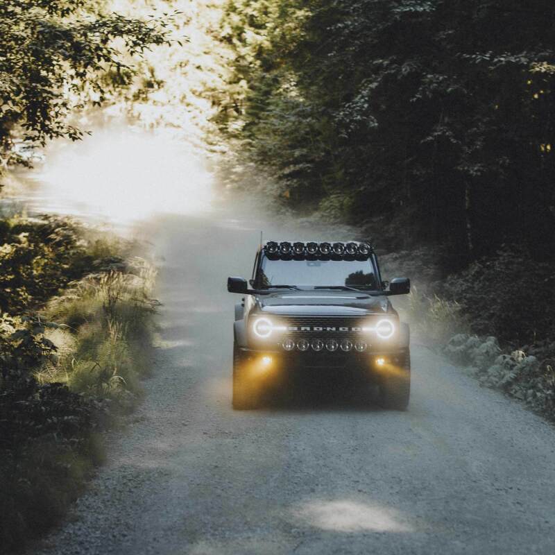 KC HiLiTES FLEX ERA 3 Dual Mode SAE Fog Light Pocket Kit for 2021-2023 Ford Bronco